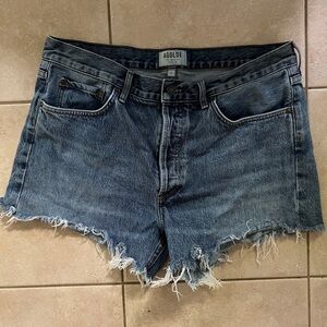 Agolde denim cutoff shorts 31